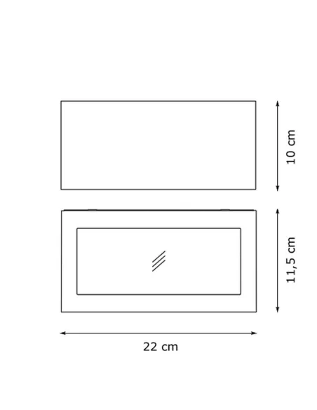 Flos 529008.1 Midna bidirektionale LED 2x8w ww weiß